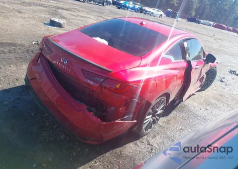 2017 Infiniti Q60 3.0T Red Sport 400 from USA, damaged, VIN JN1FV7EK5HM610207